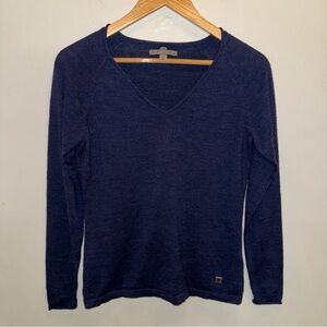 Smartwool Navy Blue V-Neck Sweater Women’s Size Medium
